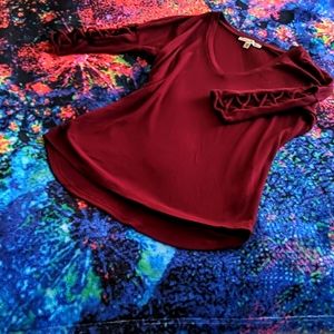 EXPRESS Crisscross Sleeve Top